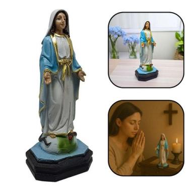 Imagem de Imagem Nossa Senhora das Graças Resina 15 cm - FORNECEDOR 17