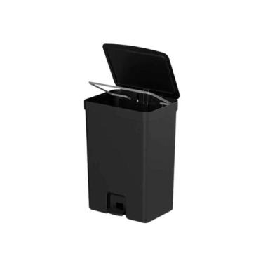 Imagem de Lixeira de pedal trium 30l preto - ou