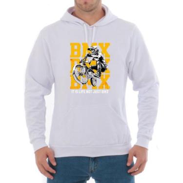 Imagem de Moletom Canguru Unissex Algodao Estampa Moto Bike Premium - Core Base,