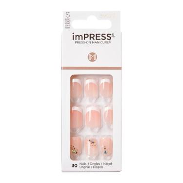 Imagem de Unhas Autocolantes Kiss New York Impress Press-On Manicure Francesinha My Worth 30 Unhas