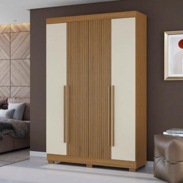 Imagem de Guarda-roupa Solteiro 4 Portas 2 Gavetas Aramoveis Atacama-areia