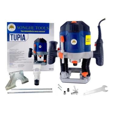 Imagem de Tupia De Coluna 1250w 110v 8mm + Kit Fresas 15pçs Songhe Tools
