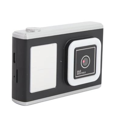 Imagem de Jectse Câmera Selfie Câmera Digital de 64MP Com Luz de Enchimento LED, Espelho Selfie, para Fotografia, 1080p HD (BLACK)