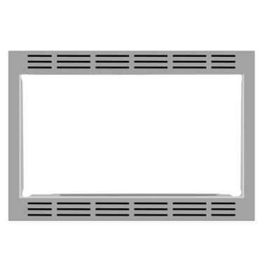 Imagem de NN-TK922SS Kit de acabamento de micro-ondas de 68 cm compatível com fornos de micro-ondas Panasonic, para forno de micro-ondas de 2,2 metros cúbicos, kit de acabamento de micro-ondas embutido de aço