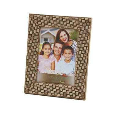 Imagem de Porta Retrato Bege para 1 Foto 15x21 Tranças Woodart