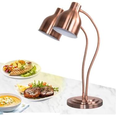 Imagem de Lâmpada De Aquecimento De Alimentos Comercial 500w Lâmpada De Aquecimento De Alimentos De Cabeça Dupla Rotação De 360 ° Esticável Até 70 Cm Lâmpada De Aquecimento Independ, C, 2