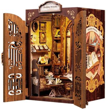 Imagem de Kit de casa em miniatura DIY CUTEBEE Book Nook para adultos e adolescentes