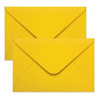 Imagem de Envelope Convite De Casamento Amarelo 160X235Mm Scrity 100Un