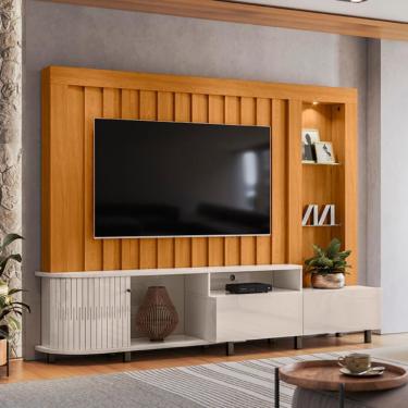 Imagem de Home Theater Le Mans Com Estilo Clássico Cinamomo-off-white