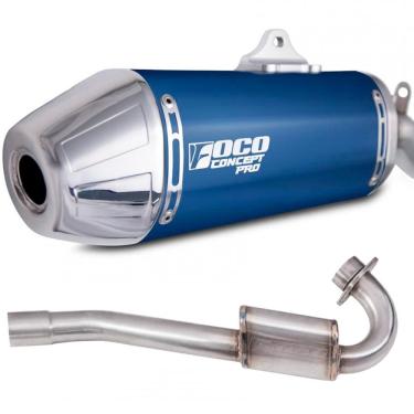 Imagem de Escapamento Curva + Ponteira Foco Racing KLX 300R Concept Pro