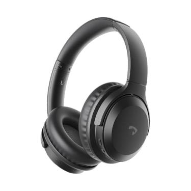 Imagem de AMET Fone de Ouvido Sem fio, Headphone, Bluetooth 5.3, 65H de bateria, Sound Max, Microfone Integrado, 6 Modos de Equalização do Som, Confortável para Música e Chamadas, Preto