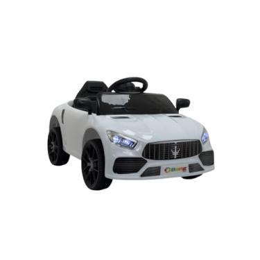 Imagem de Bang Toys - Carrinho Elétrico Infantil Striker X10 12V - com Luzes de LED, Sons, Entrada USB/MP3, Bluetooth, Controle Remoto - Suporta até 30kg - Cor Branco