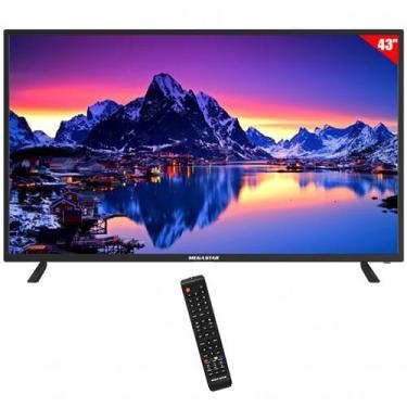 Imagem de Smart TV LED 43 MEGA STAR LED43S 4K Ultra HD Android Wi-Fi com Convers