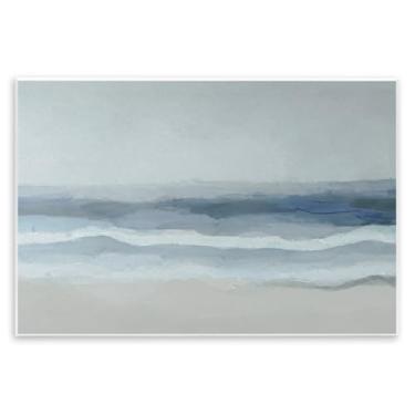 Imagem de Stupell Industries Design artístico de placa de parede de céu e mar silencioso por Norm Stelfox, 13 x 19