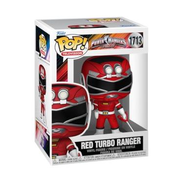 Imagem de Funko Pop! TV: Power Rangers Turbo - Red Turbo Ranger - Boneco de vinil colecionável - Ideia de presente - Mercadoria oficial - Brinquedos para crianças e adultos - Fãs de TV - Figura modelo para