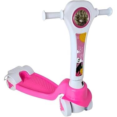 Imagem de Patinete Infantil Dobrável, Brinquedo para Crianças, Branco