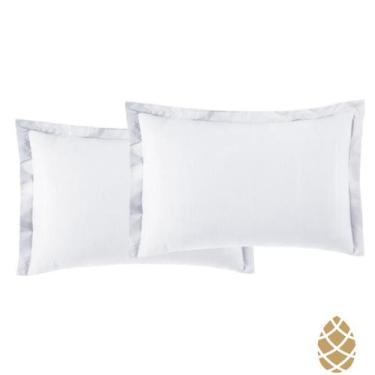 Imagem de Kit 2 Fronhas Toque Acetinado 50x70 Altenburg Branco