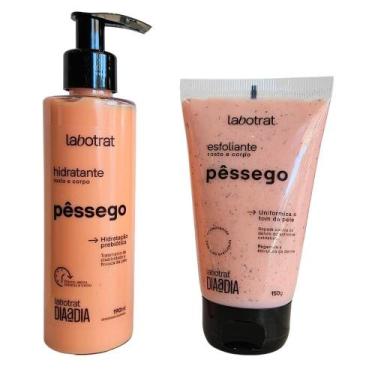 Imagem de Kit Labotrat Dia A Dia Pêssego Esfoliante 150G+Hidratante