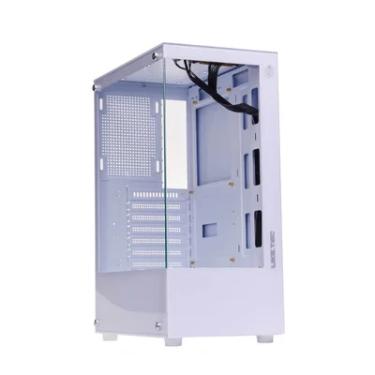 Imagem de Gabinete Gamer Liketec Opera Snow Mid Tower Matx Vidro Panorâmico Sem Fan - Lc-cb-opera-20856