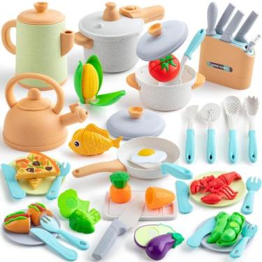 Imagem de Acessórios de cozinha Play TIKJOYFUL 42 unidades com conjunto Play Foo