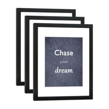 Imagem de Conjunto de porta-retratos DEKWINN de 3 11 x 14 polegadas com vidro re