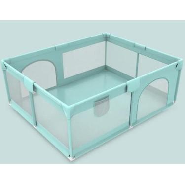 Imagem de Cercadinho Grande De Proteção Infantil Bebe Chiqueirinho, VERDE