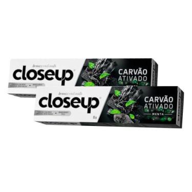 Imagem de Kit 2 Creme Dental CLOSEUP Carvão Ativado 85g - Close Up
