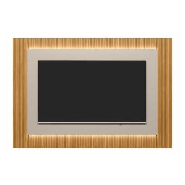 Imagem de Painel Home P/ Tv Até 70 Pol São Paulo 220x148cm Tauari/gris Fosco - Linea Brasil