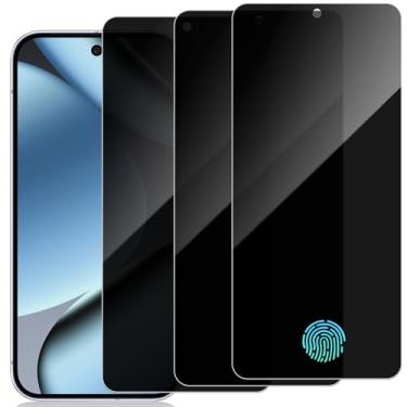 Imagem de DYNASCO Pacote com 3 protetores de tela de privacidade para Google Pixel 10 Pro de 6,3 polegadas, dureza 10H, antiarranhões, antiespião, filme de vidro temperado para Google Pixel 10 Pro - Suporta