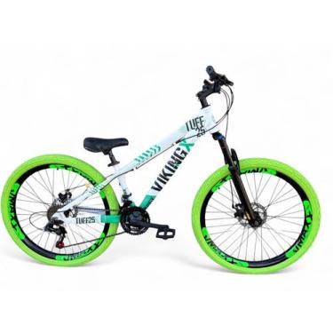 Imagem de Bicicleta Aro 26 Vikingx Tuff Freeride Câmbios Shimano 21v Freio a Dis