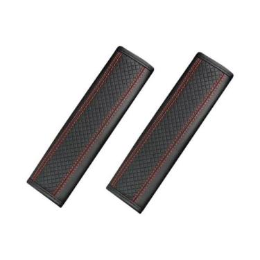 Imagem de Protetor De Ombro Para Cinto De Segurança De Carro Em PU Macio E Respi