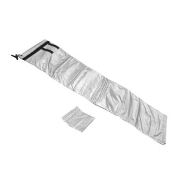 Imagem de XLWLLNJ Capa de mangueira de ar condicionado portátil à prova d'água de fácil instalação, proteção solar portátil, capa de ventilação de duto de exaustão