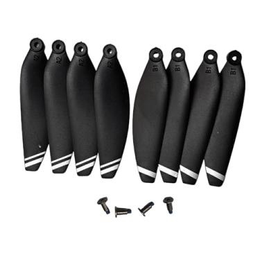 Imagem de Dynwave 8x Hélices de Drone Peças de Reposição Profissional Leve Alta Resistência 2,28 polegadas com Parafuso para Ying S3 K918 M8 SG108 L108, Branco