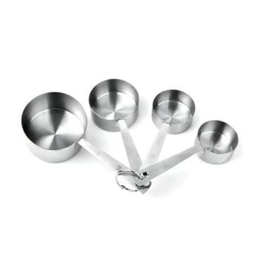 Imagem de Xícaras Medidoras Inox 4 Peças Profissional 60 a 240ml - James.F