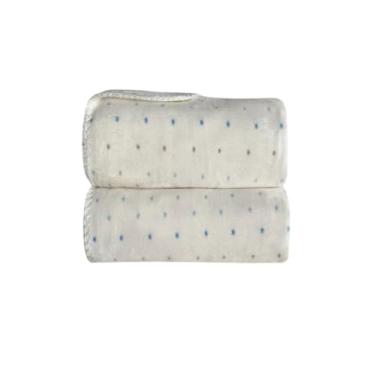 Imagem de Manta Donna Laço Bebê Velvet Star Azul Bebê