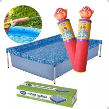 Imagem de Piscina Estrutural 1000l Mor + 2 Lança Agua, VERMELHO VERMELHO