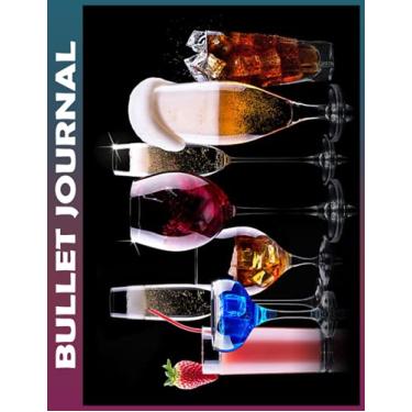 Imagem de Bullet Journal: Beer Wine Cocktails Bartender Invest 10 minutes daily to Physical, Mental and Emotional Health Planner, To do List Dot Grid Pages, ... Appointments Notebook I Gift Idea for W