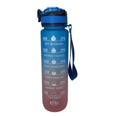 Imagem de Garrafa Squeeze Água Academia 1L Fitness Tie Dye