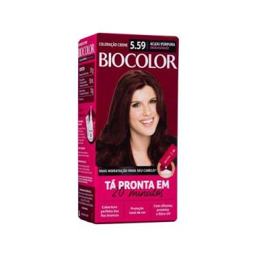 Imagem de Tinta de Cabelo Biocolor Mini Kit Acaju Púrpura 5.59