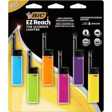 Imagem de Isqueiro Descartavel BIC EZ Reach Cartela C/6