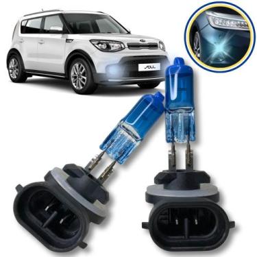 Imagem de Lampadas Super Branca Farol Milha H27 Kia Soul Efeito Xenon - Tech One