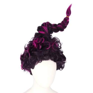 Imagem de Peruca Topcosplay Purple Braid Halloween Cosplay
