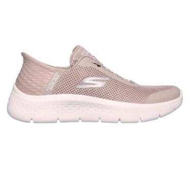 Imagem de Tenis skechers go walk flex - grand entry feminino, Bege, 37
