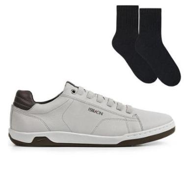 Imagem de Kit Sapatênis Ferracini Lexus Masculino + Par De-Masculino