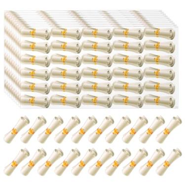 Imagem de 300 adesivos de diploma de graduação, etiquetas de graduação classe de 2024 decalques de graduação e laços dourados lembrancinhas de festa para decoração de festa de formatura de faculdade selos de