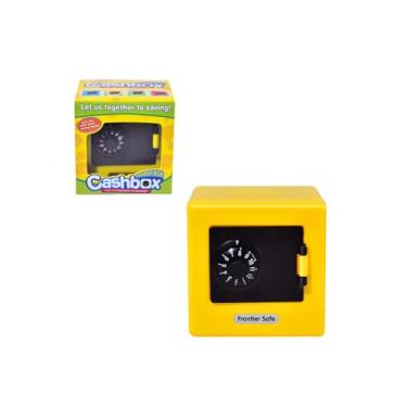 Imagem de Cofre de moedas SAFEPassword Lock – Caixa de metal para economia de dinheiro e contas, cofre de segurança compacto para escritório em casa, presente para objetivos de economia (8,8 x 8,8 x 7,5 cm