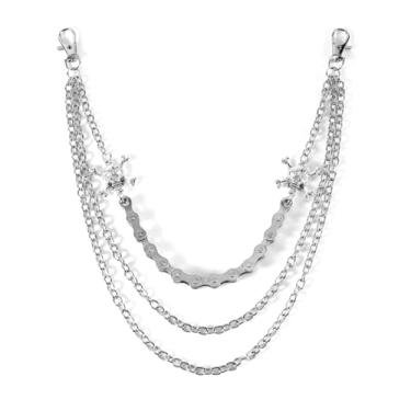 Imagem de Correntes para calças, corrente para calças, corrente de jeans, acessórios góticos, calças góticas, acessórios punk para homens, mulheres, motociclistas, motociclistas, caminhoneiros