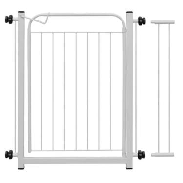 Imagem de Portão Pet Grade Para Cachorro Cercado De Proteção(Branco 78cm A 93cm)