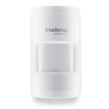 Imagem de Sensor de Presença Intelbras Infravermelho, Detecção Até 12M, Passivo, Sem Fio, Pet Immunity 20Kg, Uso Interno - IVP 8000 PET
