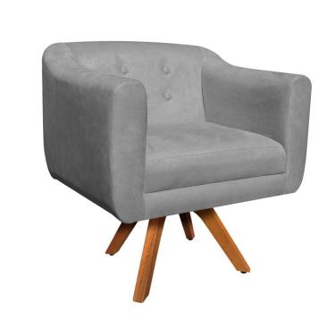 Imagem de Kit 02 Poltronas Giratória Julia Grafite